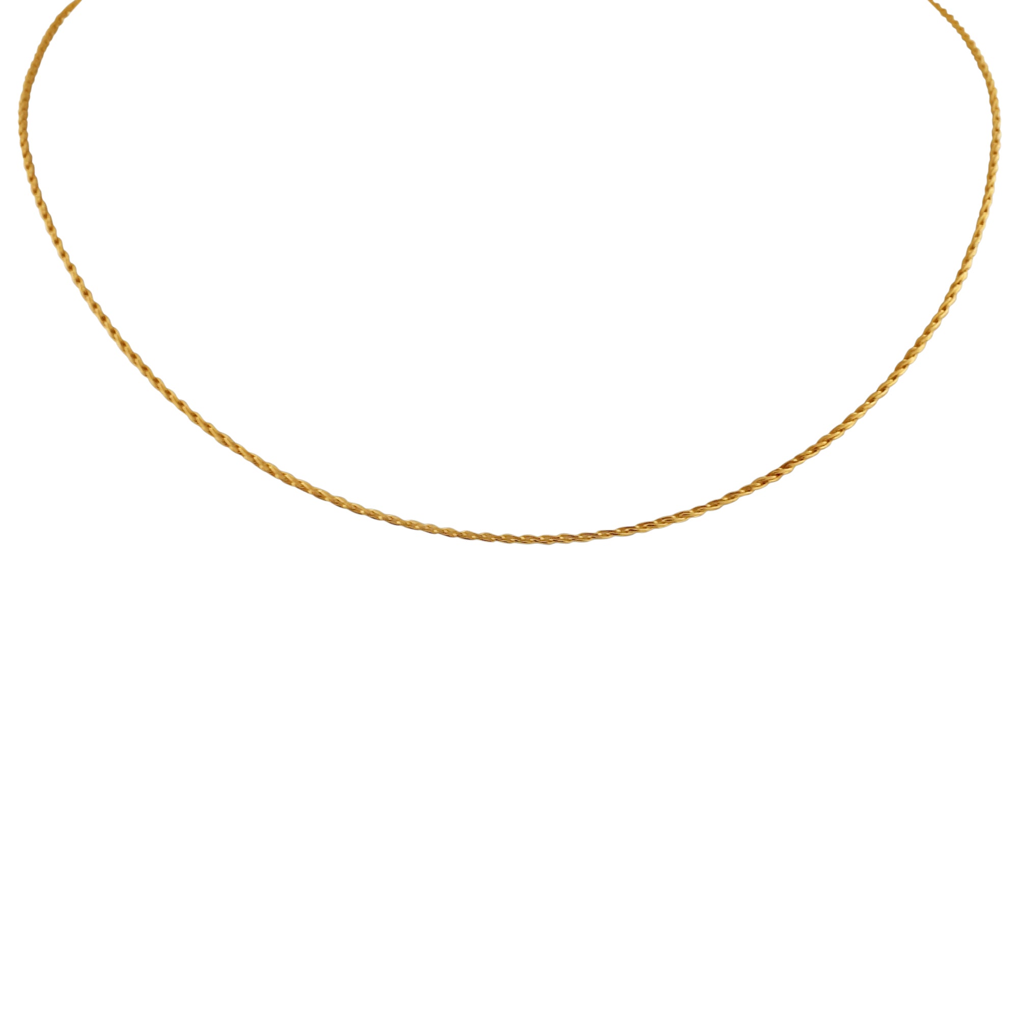 Parisian Wheat Chain in 14kt Yellow Gold (18 inches and 1.4mm wide)