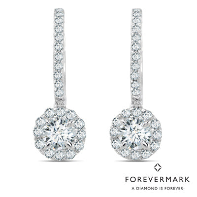 Forevermark Center of my Universe Diamond Earrings in 18kt White Gold (7/8ct tw)