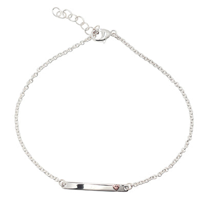 Rose gold on sale heart anklet