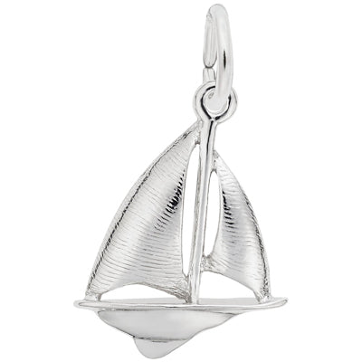 Rembrandt Sailboat Charm in Sterling Silver