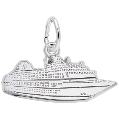 Rembrandt Cruise Ship Charm in Sterling Silver