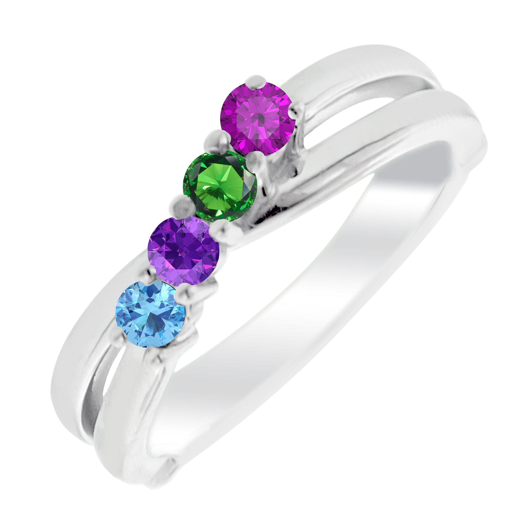 Four stone mothers best sale ring