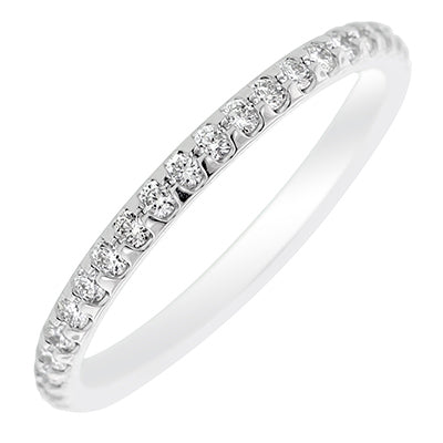 Memoire Odessa Diamond Eternity Wedding Band in Platinum (1/2ct tw