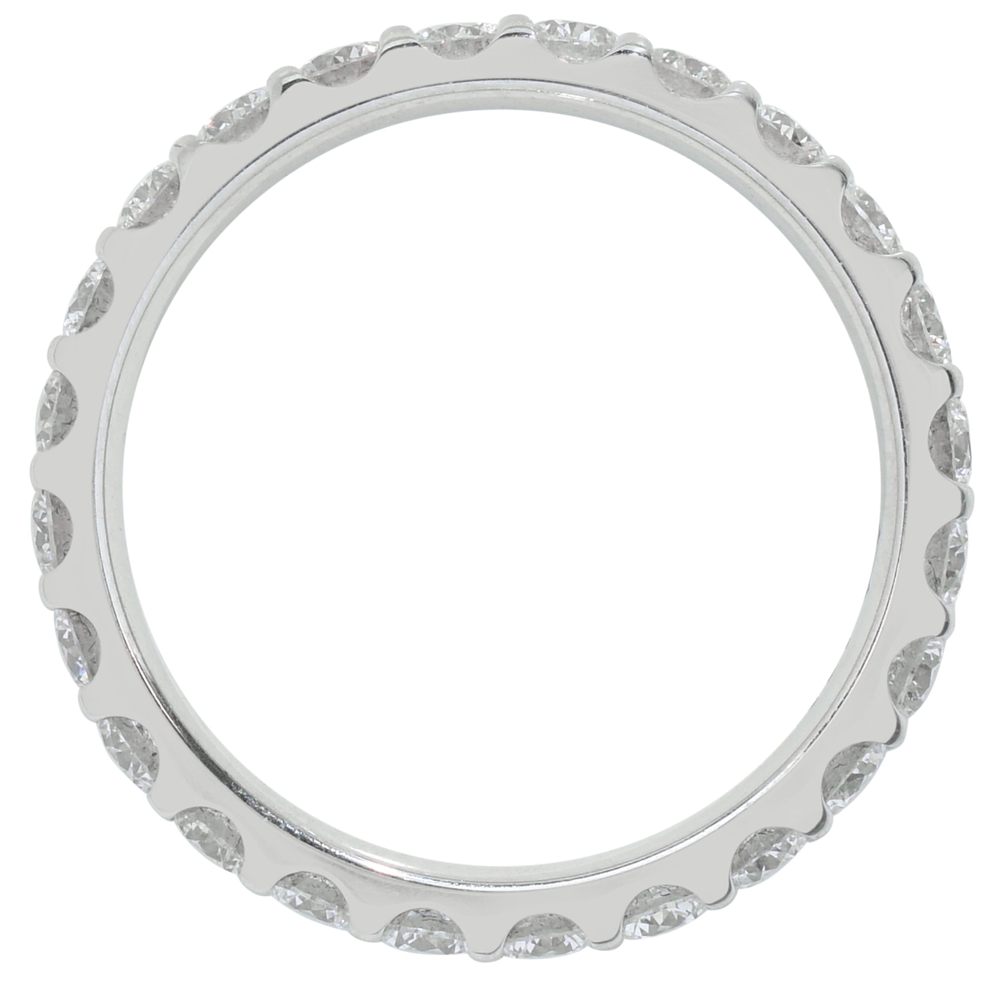 Memoire Odessa Eternity Diamond Wedding Band in Platinum (1 1/2ct tw)