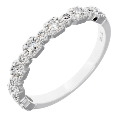 Timeless Designs Diamond Wedding Band in 14kt White Gold (1/3ct tw