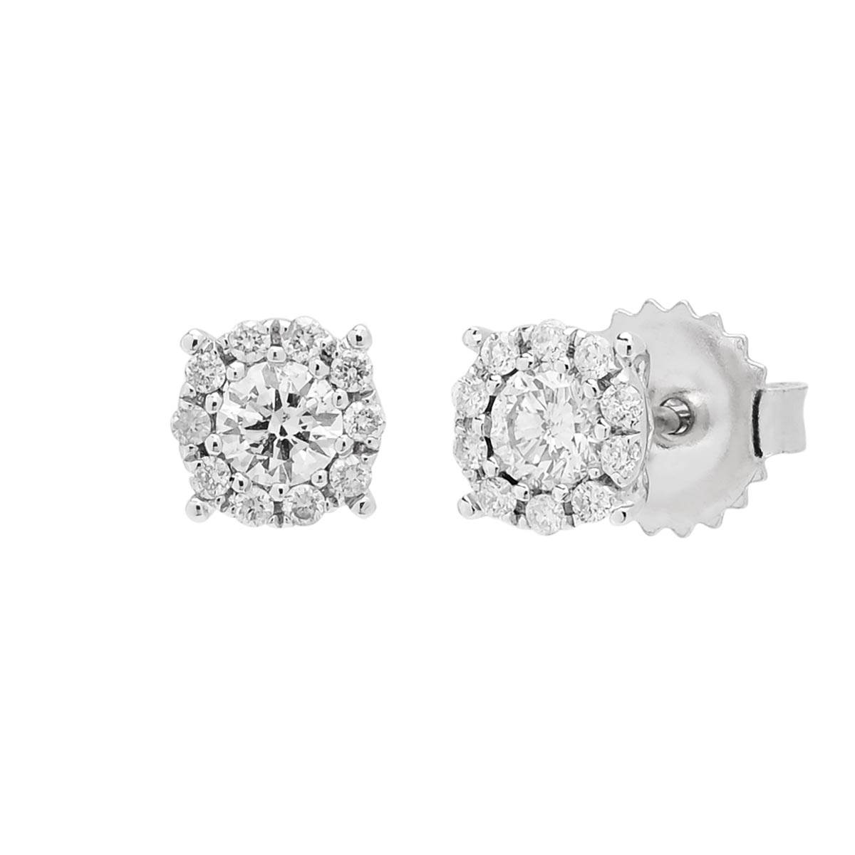 Inv 14k diamond earring Clearance