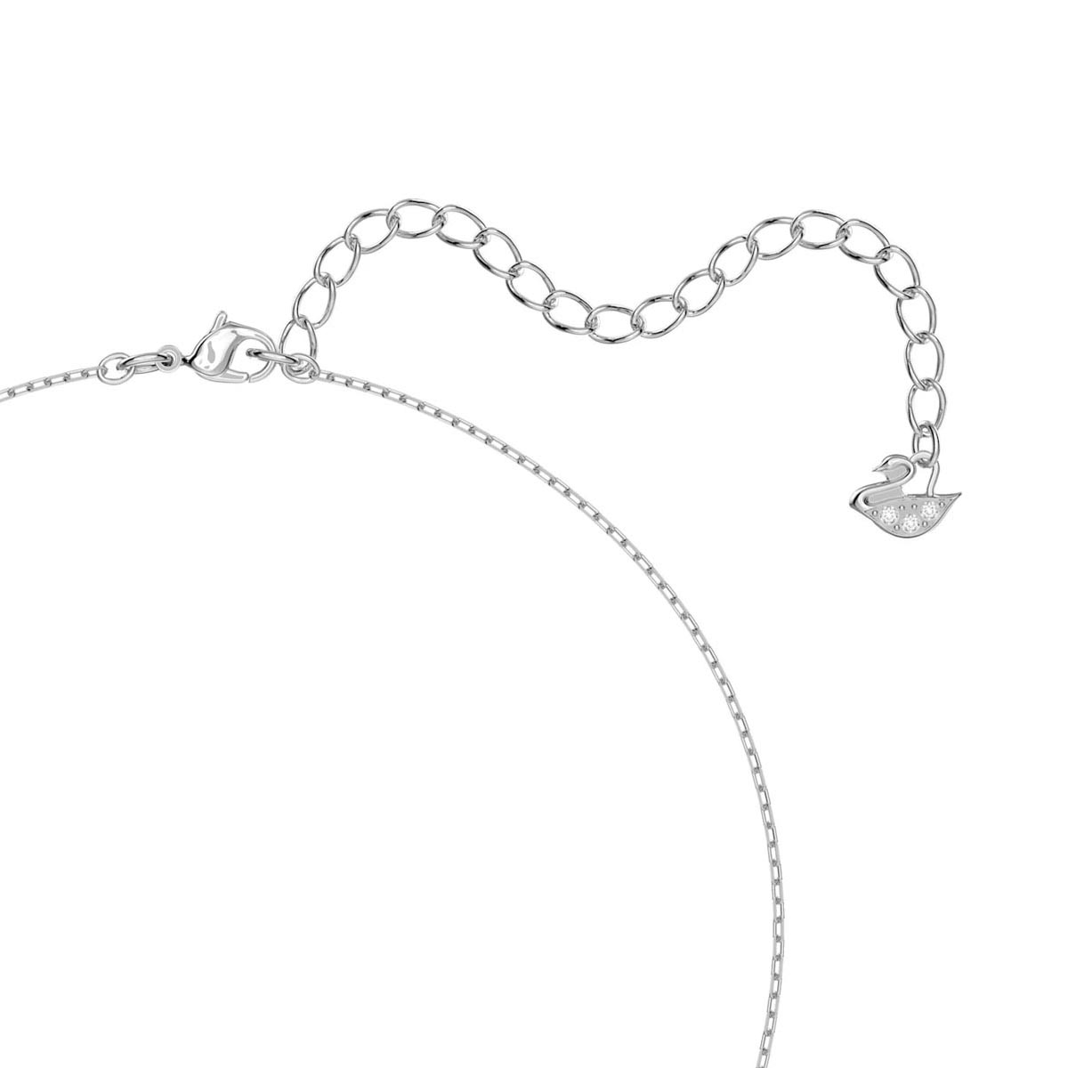 Swarovski Crystal Blue Dancing Clover Necklace