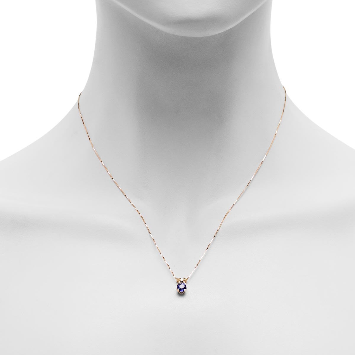Sapphire Necklace in 14kt Yellow Gold