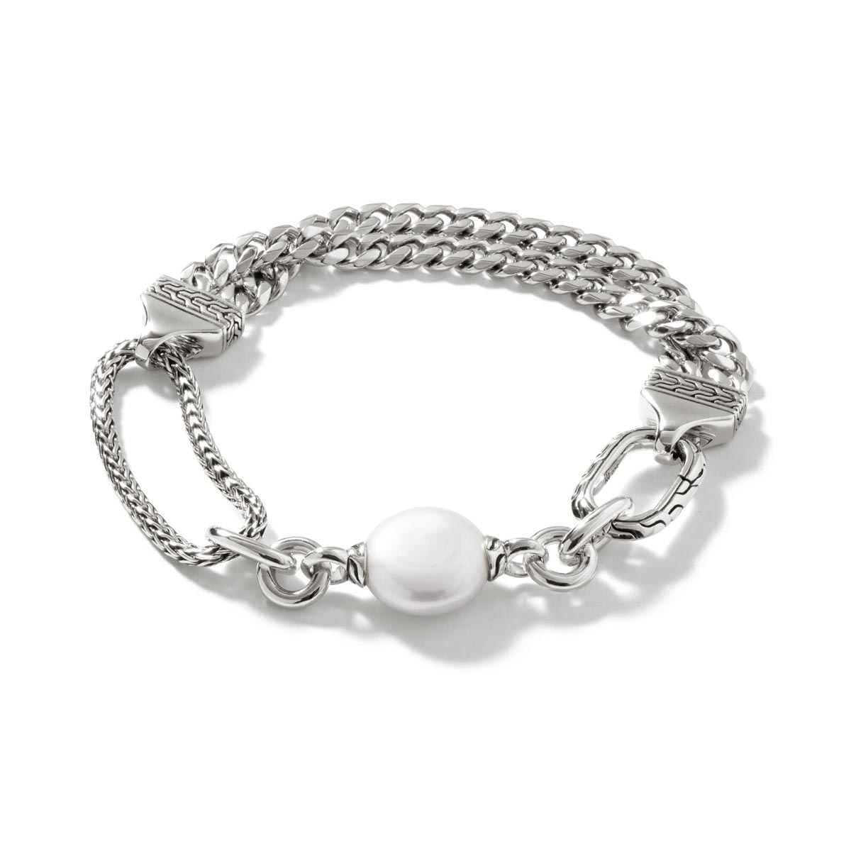 John Hardy Classic Chain Collection Cultured Freshwater Pearl Bracelet Day s Jewelers