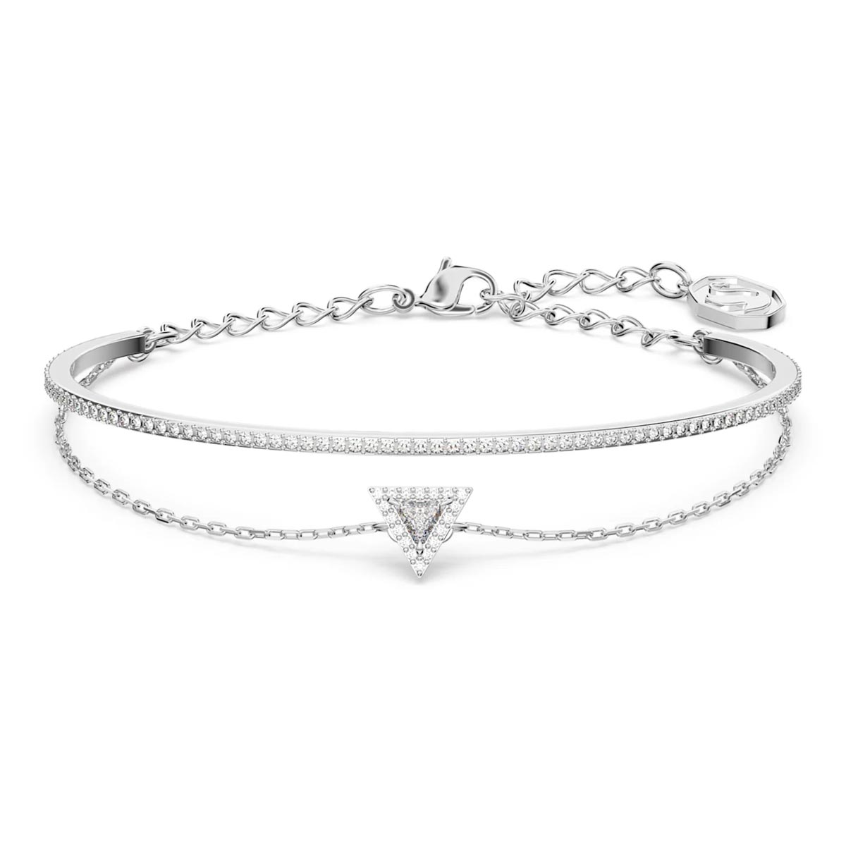 Swarovski Crystal Triangle Ortyx Bangle Bracelet – Day's