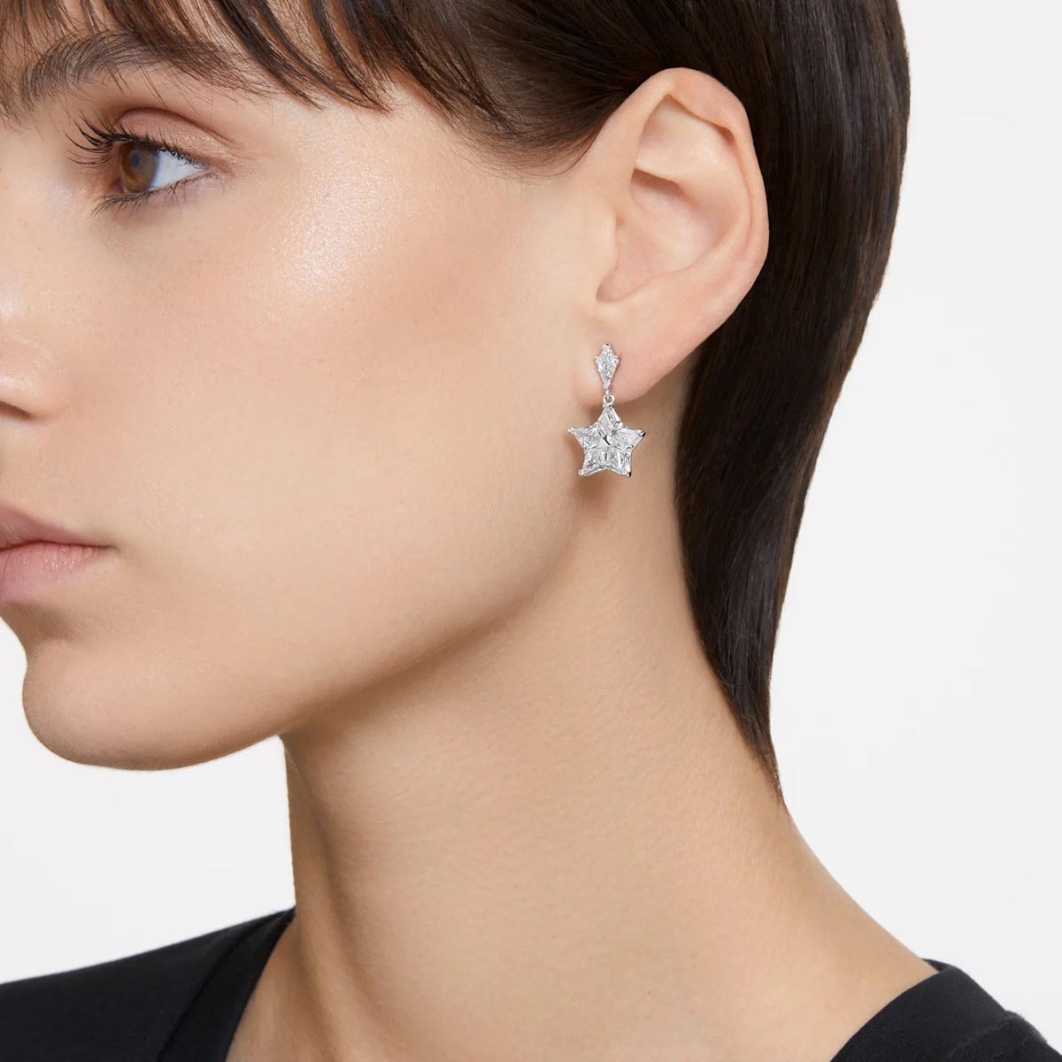 Swarovski Crystal Stella Star Drop Earrings