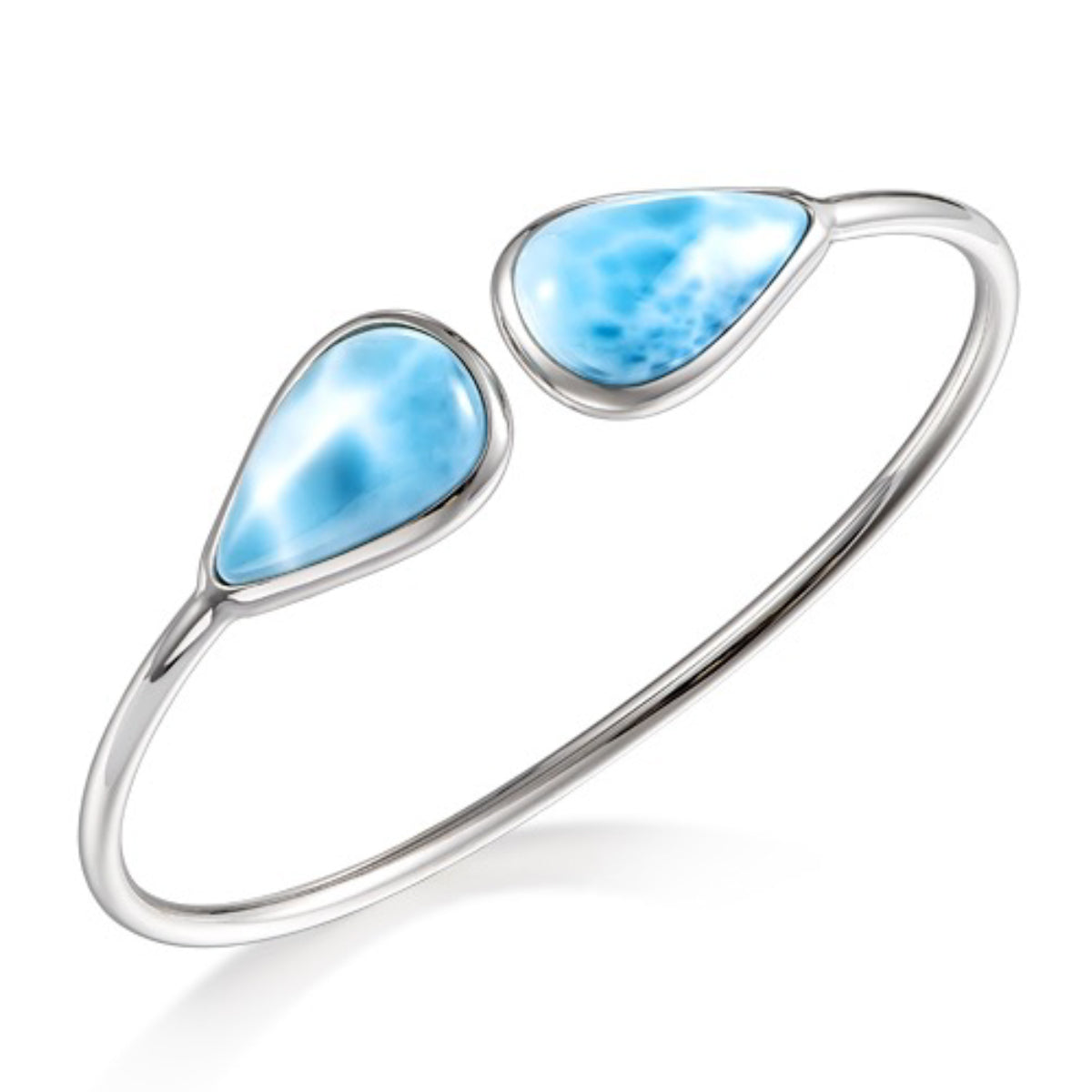 Alamea Larimar Bangle Bracelet in Sterling Silver – Day's Jewelers