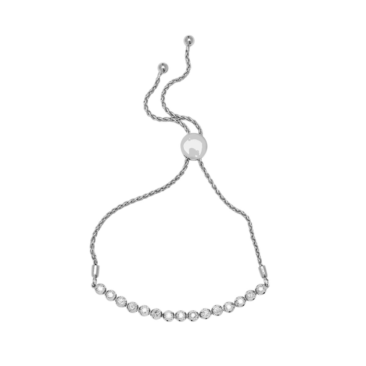 Diamond Bolo Bracelet in Sterling Silver (1/2ct tw) – Day's Jewelers