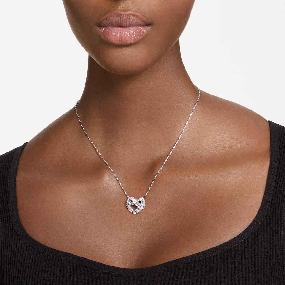Swarovski Crystal Matrix Heart Necklace
