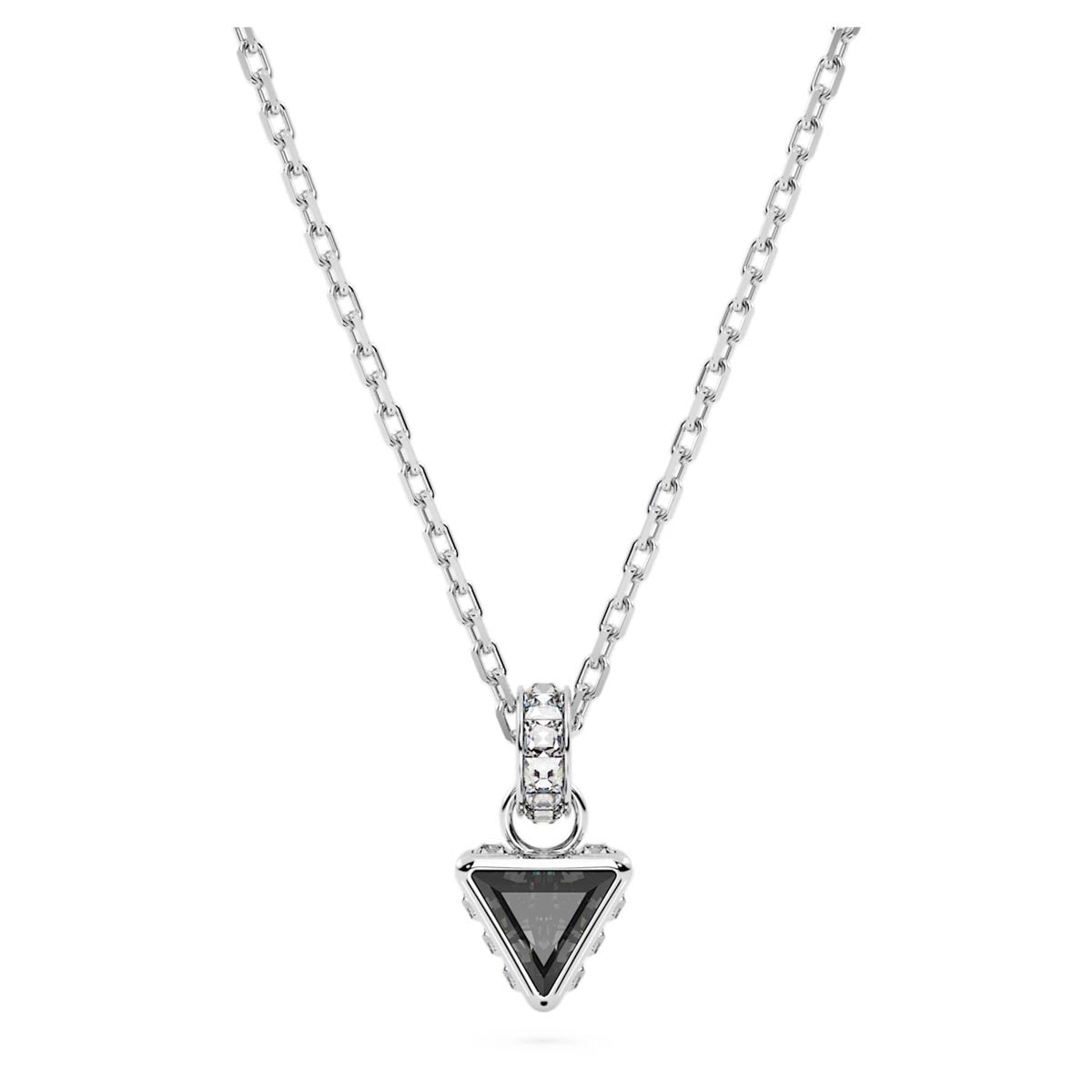 Swarovski Gray Crystal Triangle Stilla Necklace