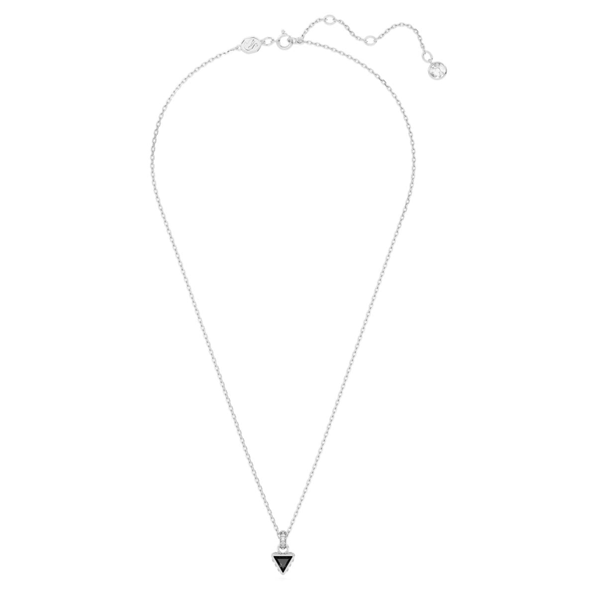 Swarovski Gray Crystal Triangle Stilla Necklace