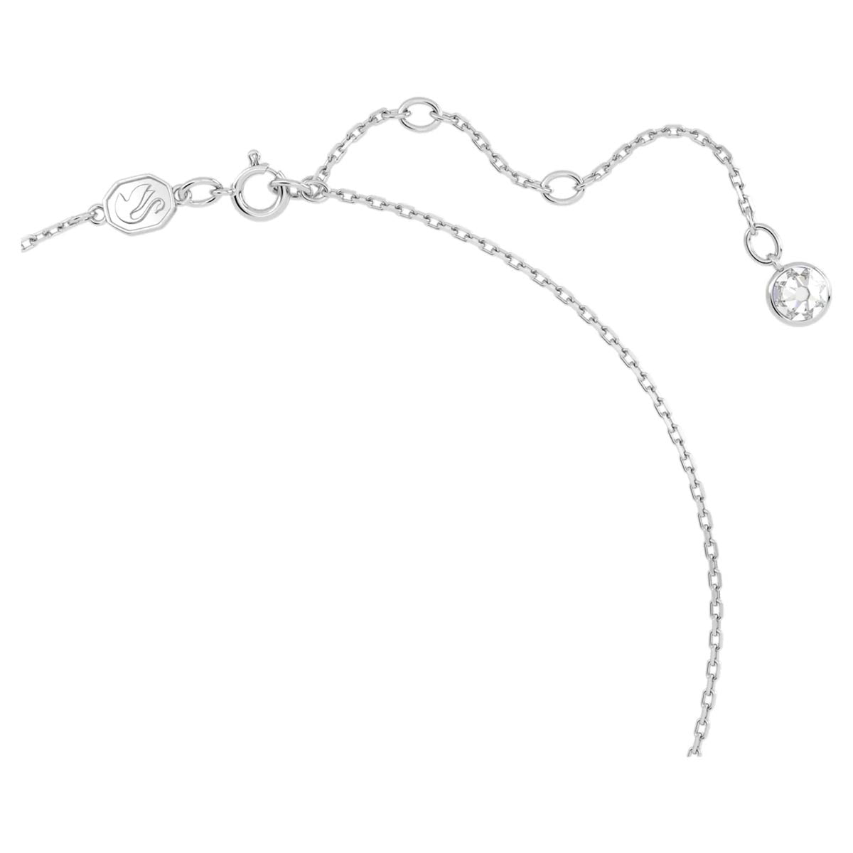 Swarovski Gray Crystal Triangle Stilla Necklace
