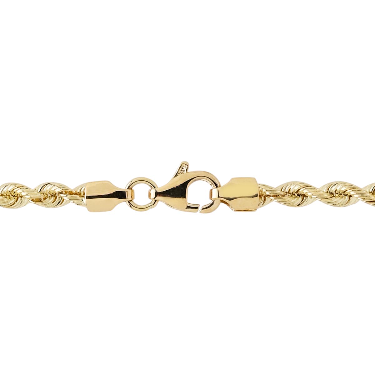 Silk Rope Chain in 14kt Yellow Gold (18 inches and 3mm wide)