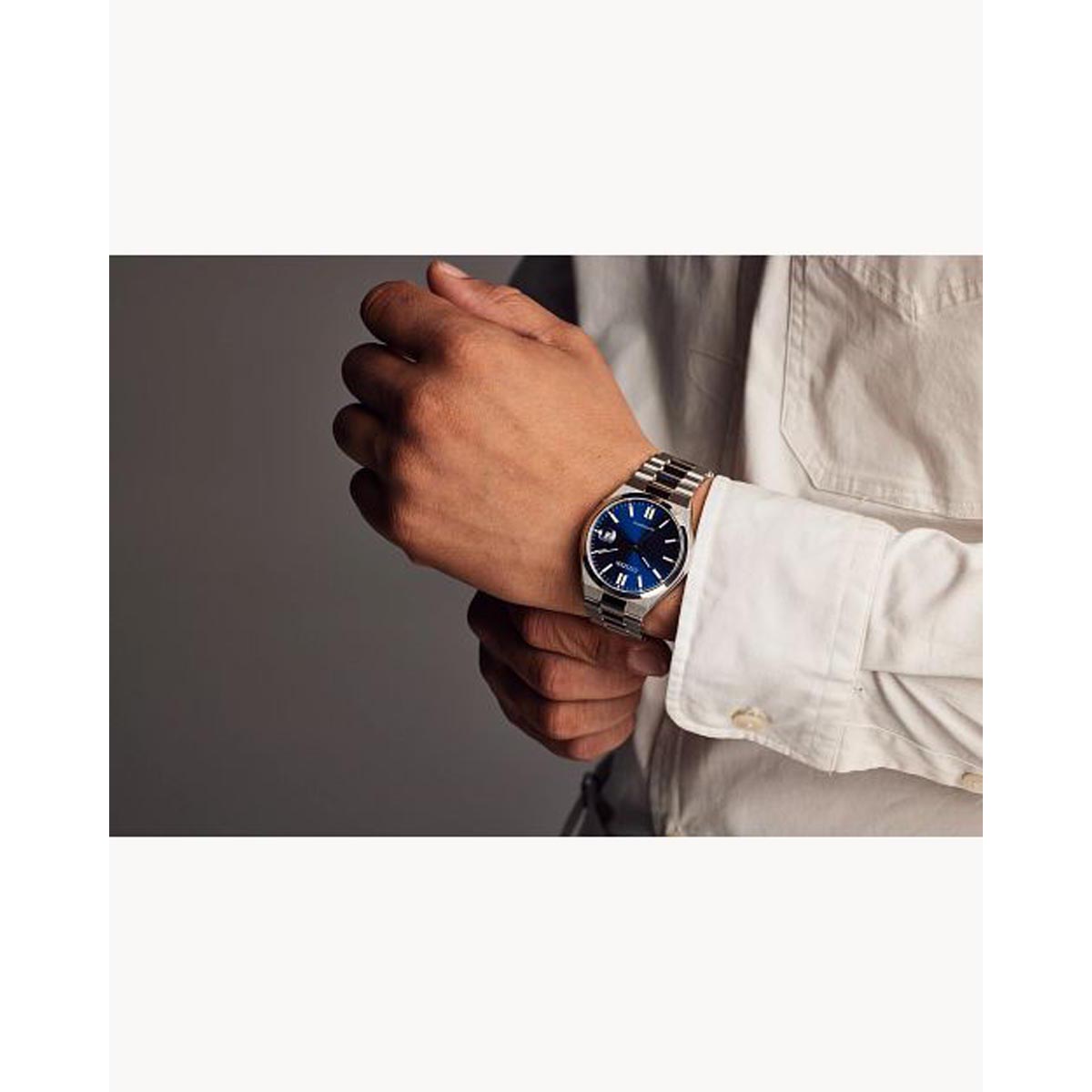 Citizen Tsuyosa Watch with Navy Dial and Stainless Steel Bracelet (automatic movement)