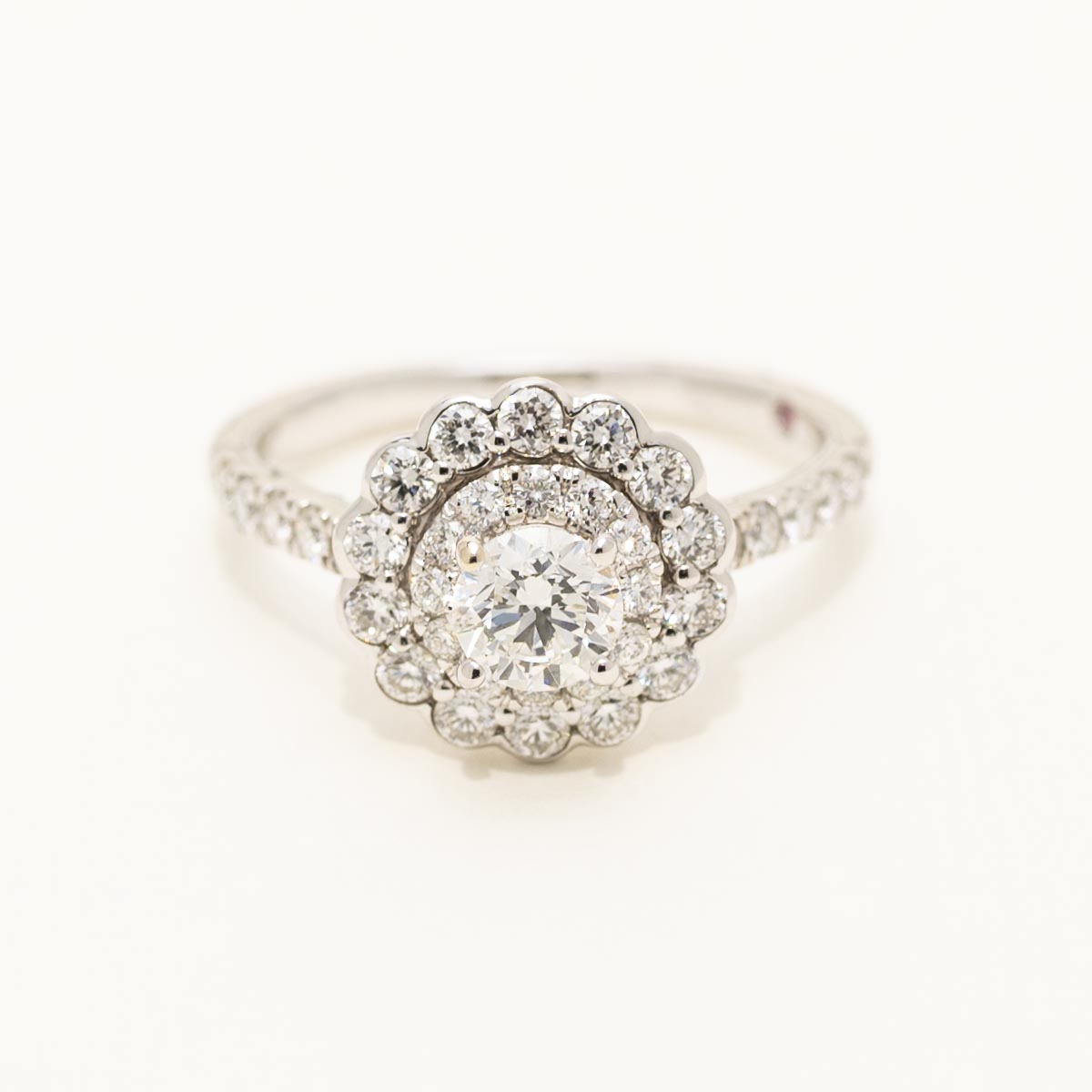 Big halo engagement best sale rings