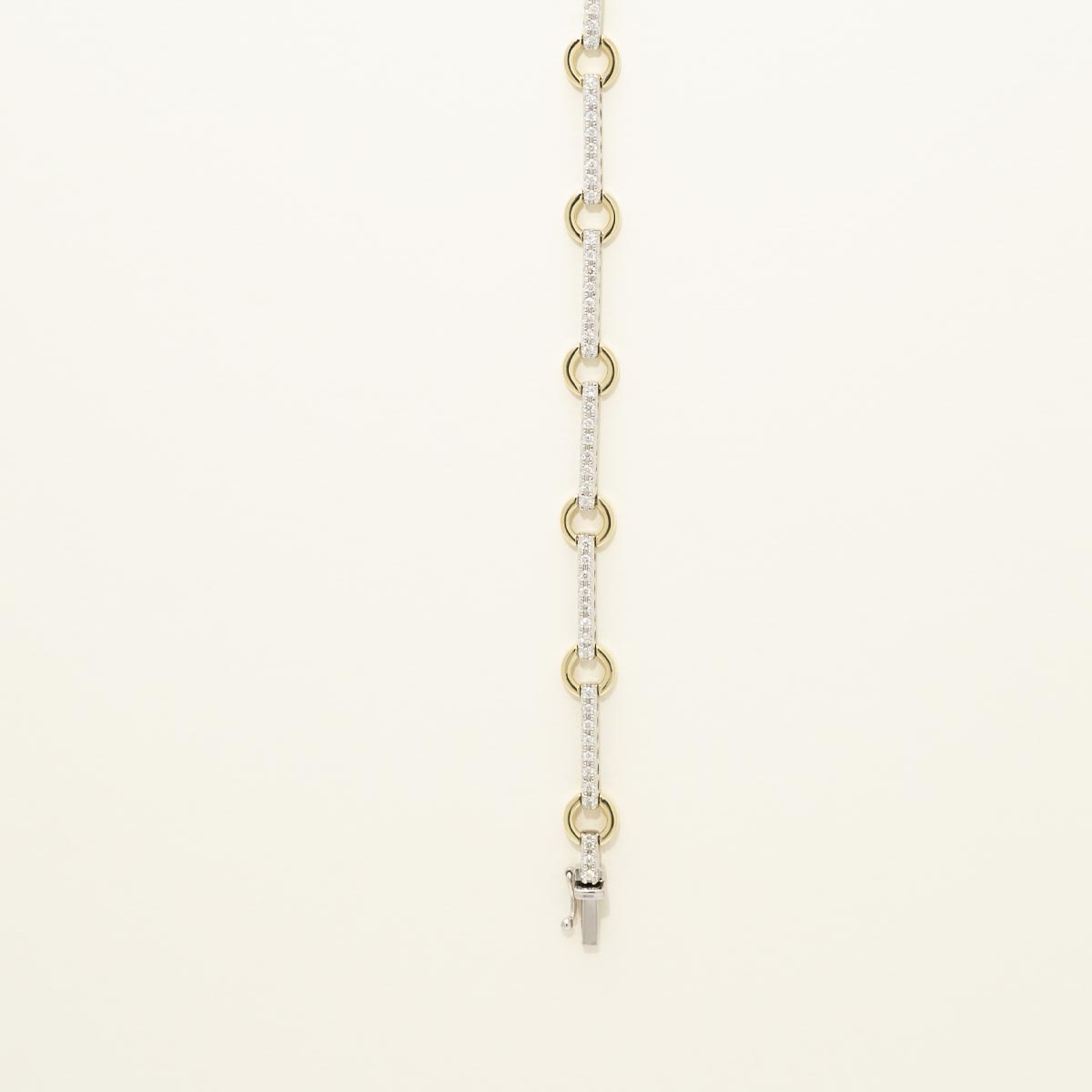 Dabakarov Diamond Link Bracelet in 14kt White and Yellow Gold (3/4ct tw)