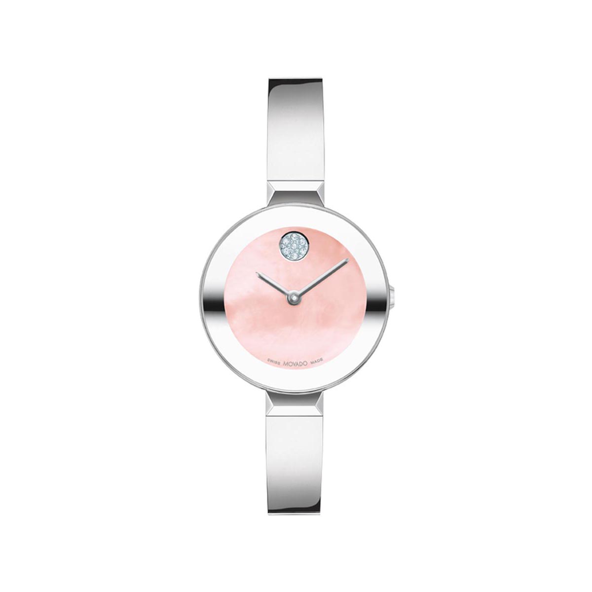 Movado Women’s Quartz Watch Bangle Pink & Silver Movado Unisex Watch 3600872 – Ashford.com main image 2