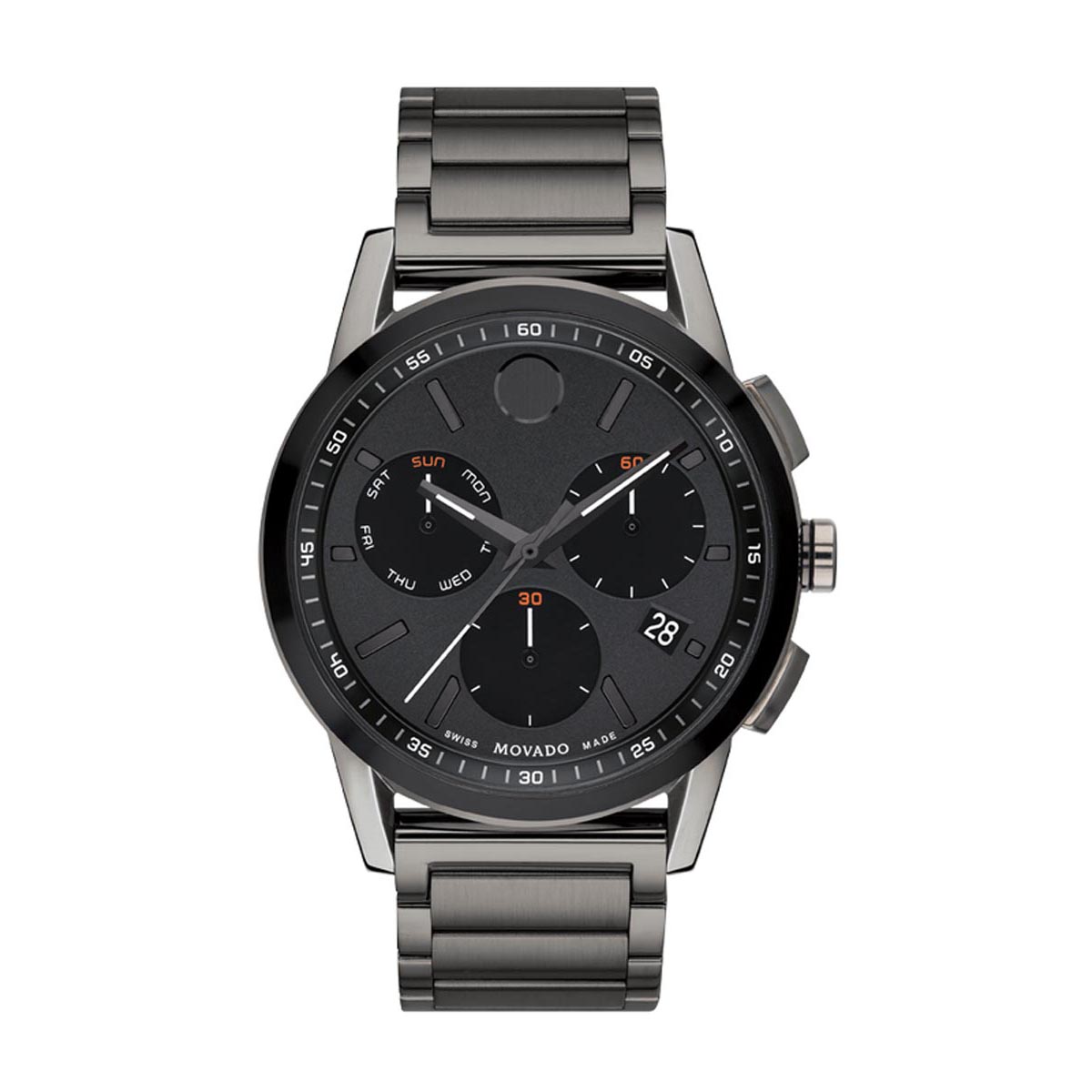 Movado museum sport gunmetal sales