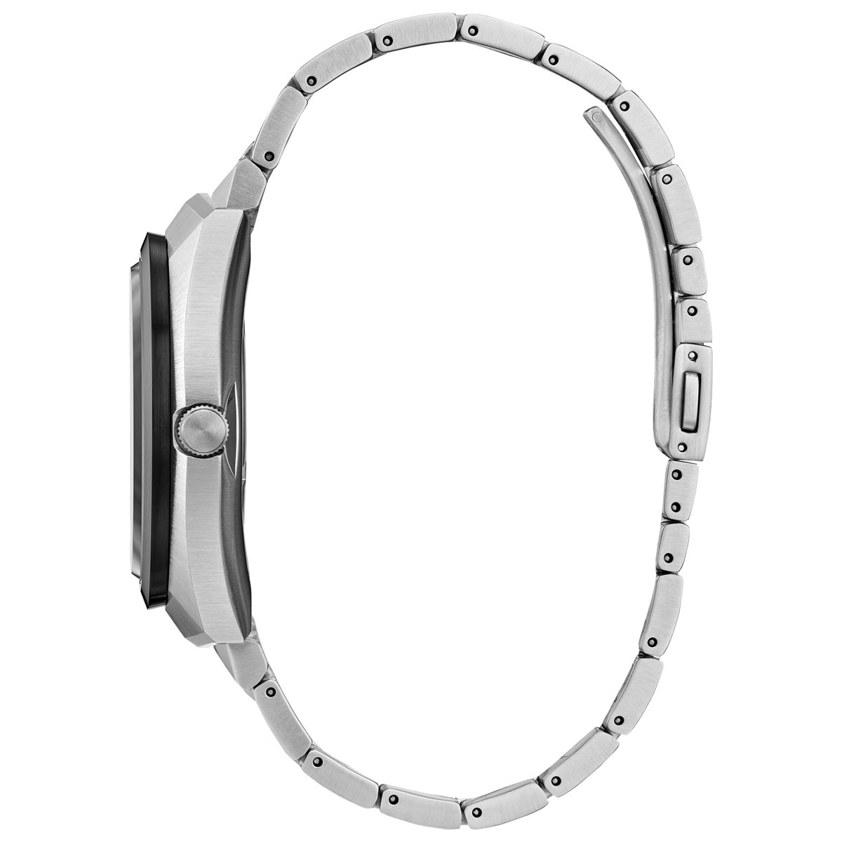 Citizen Eco-Drive 365 Mens Watch with Black Dial and Stainless Steel Bracelet (eco drive movement)