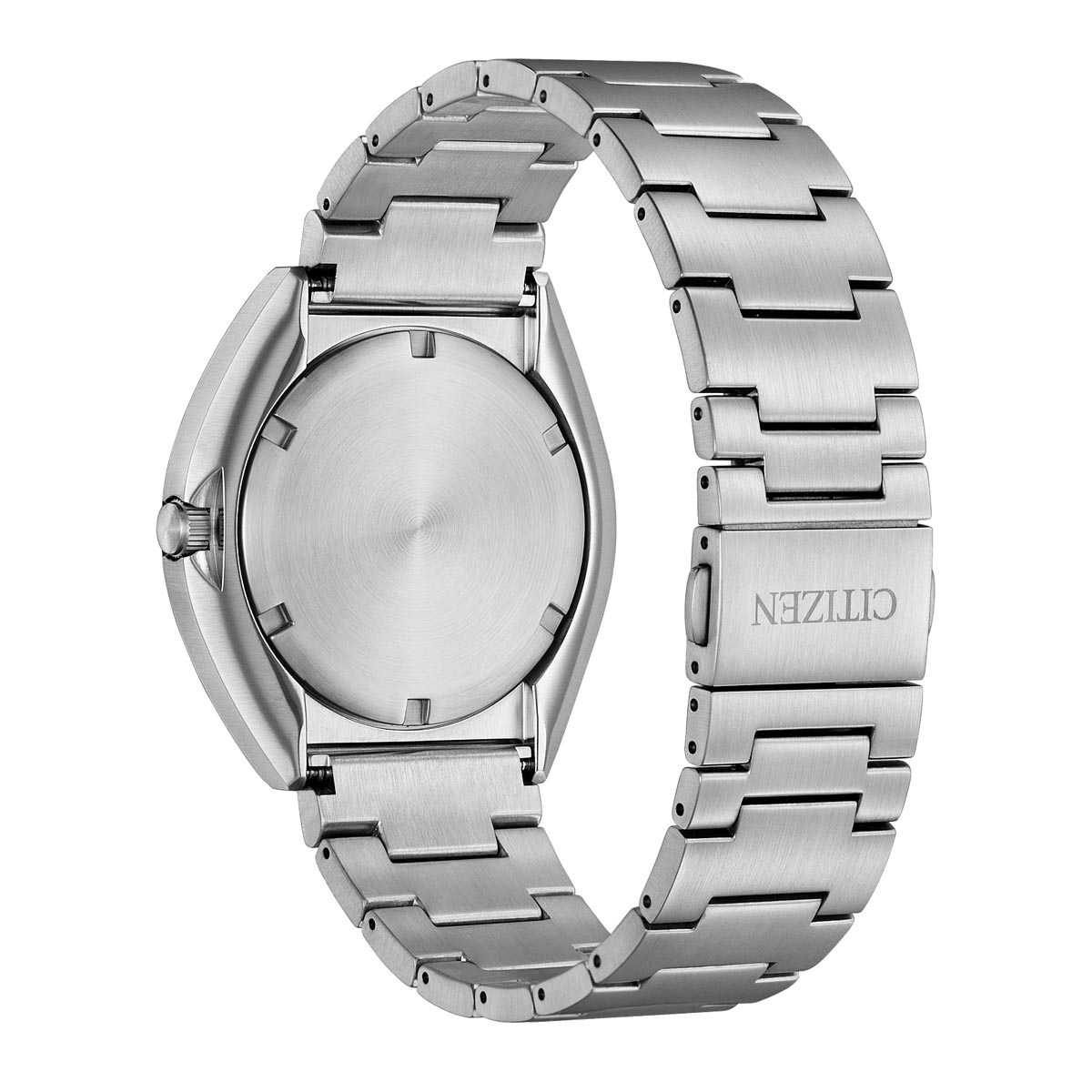 Citizen Eco-Drive 365 Mens Watch with Black Dial and Stainless Steel Bracelet (eco drive movement)