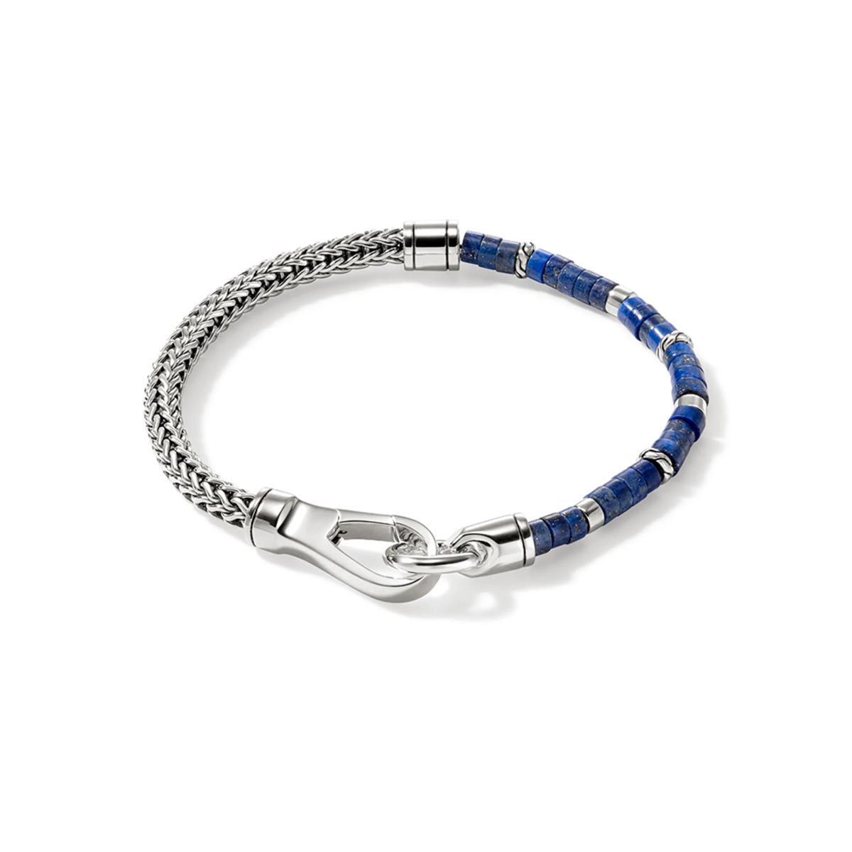 John Hardy Classic Chain Collection Heishi Lapis Lazuli Bead Hook