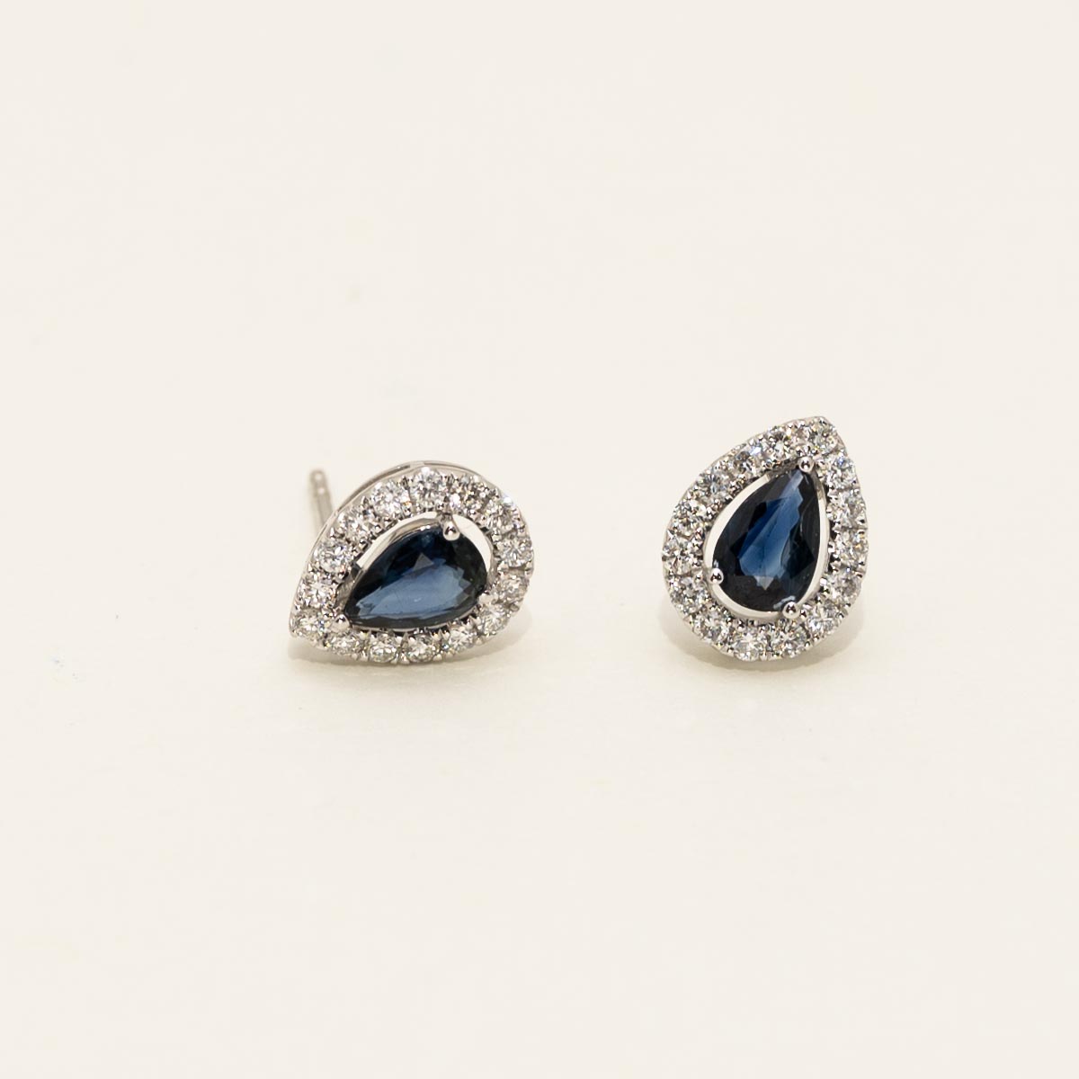 Pear sapphire earrings hotsell
