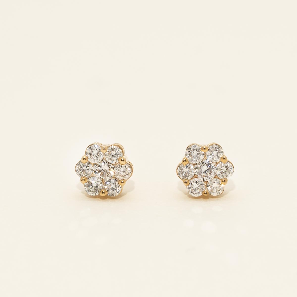 Diamond Fashion Stud Earrings in 10kt Yellow Gold (3/4ct tw)