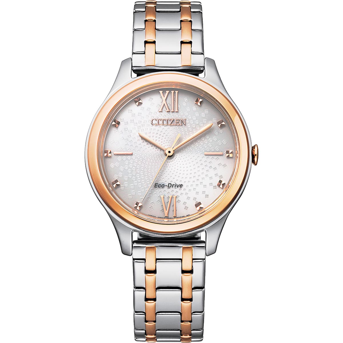 Citizen Womens Watch with White Dial and Rose and White  display picture 2