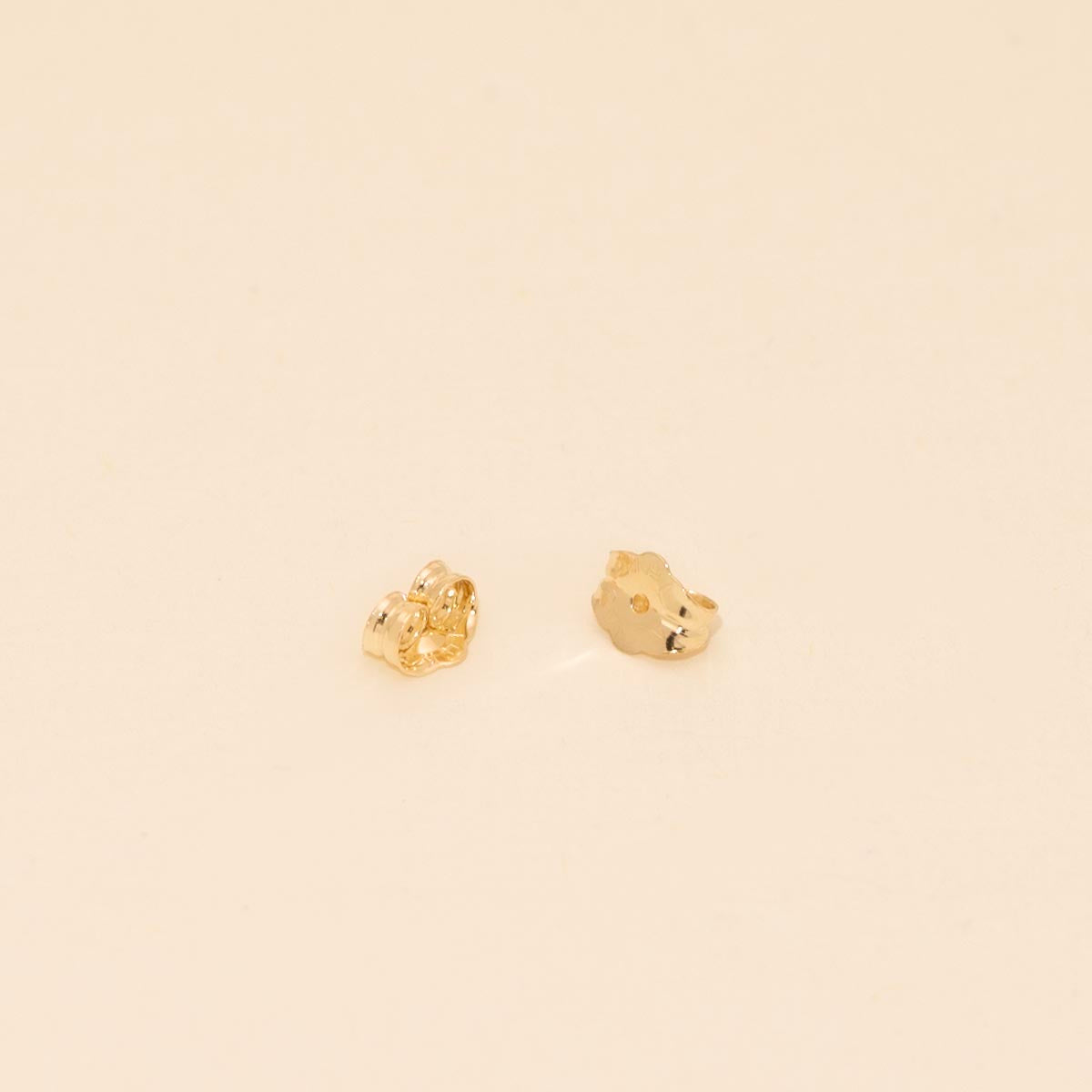 Extra Small Flat Band Hoop Earrings in 14kt Yellow Gold