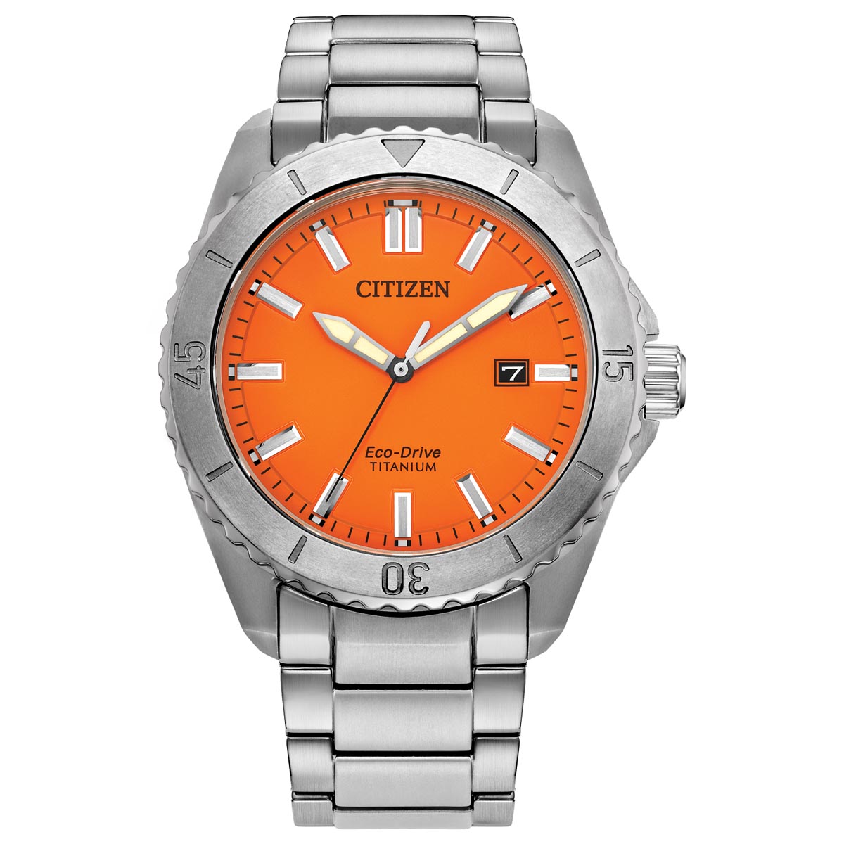 【NikeLANCE4TITANIUMWatch】WA0020WG88-0010 Citizen Brycen Mens Watch with Orange Dial and Super
