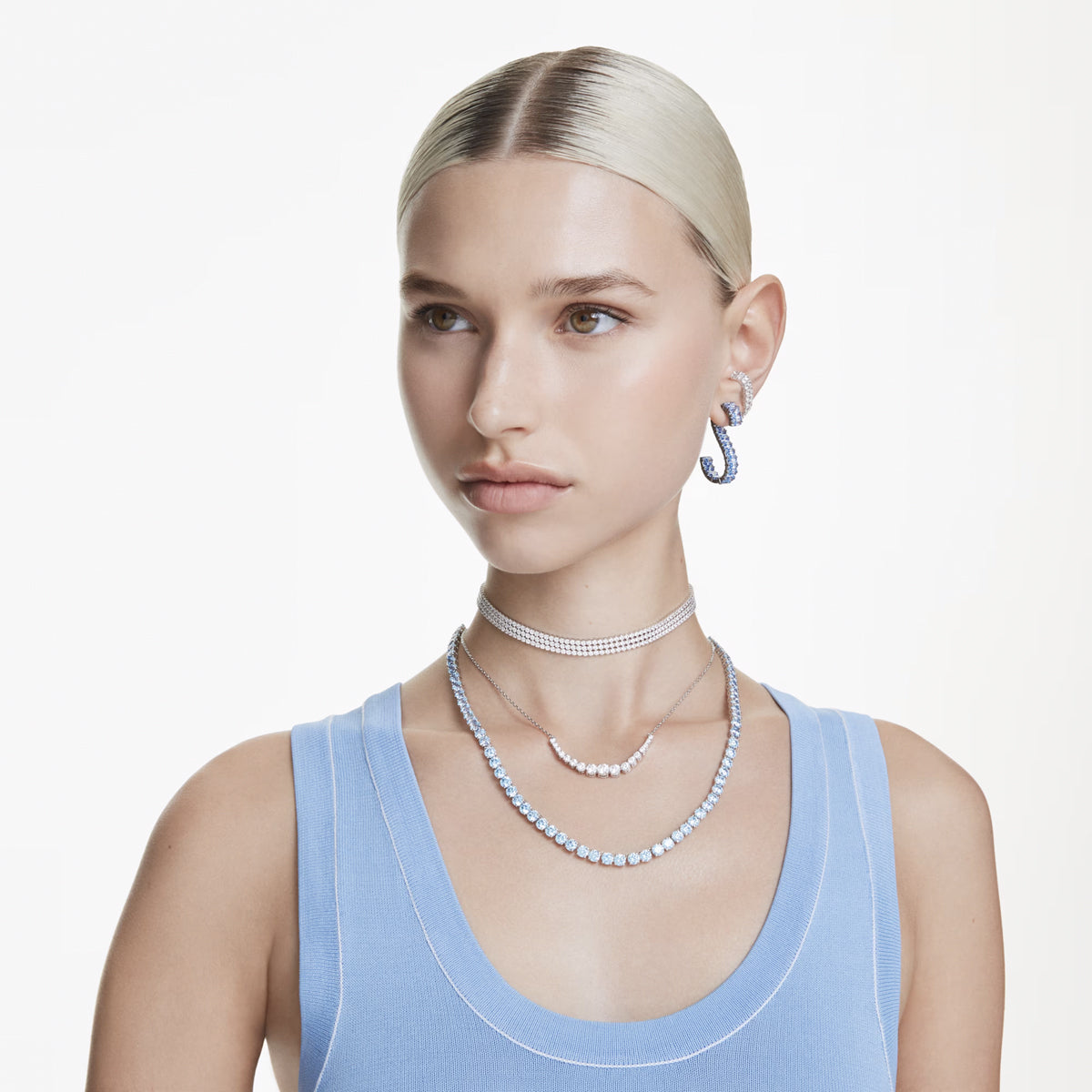 Swarovski Matrix Tennis Choker Necklace