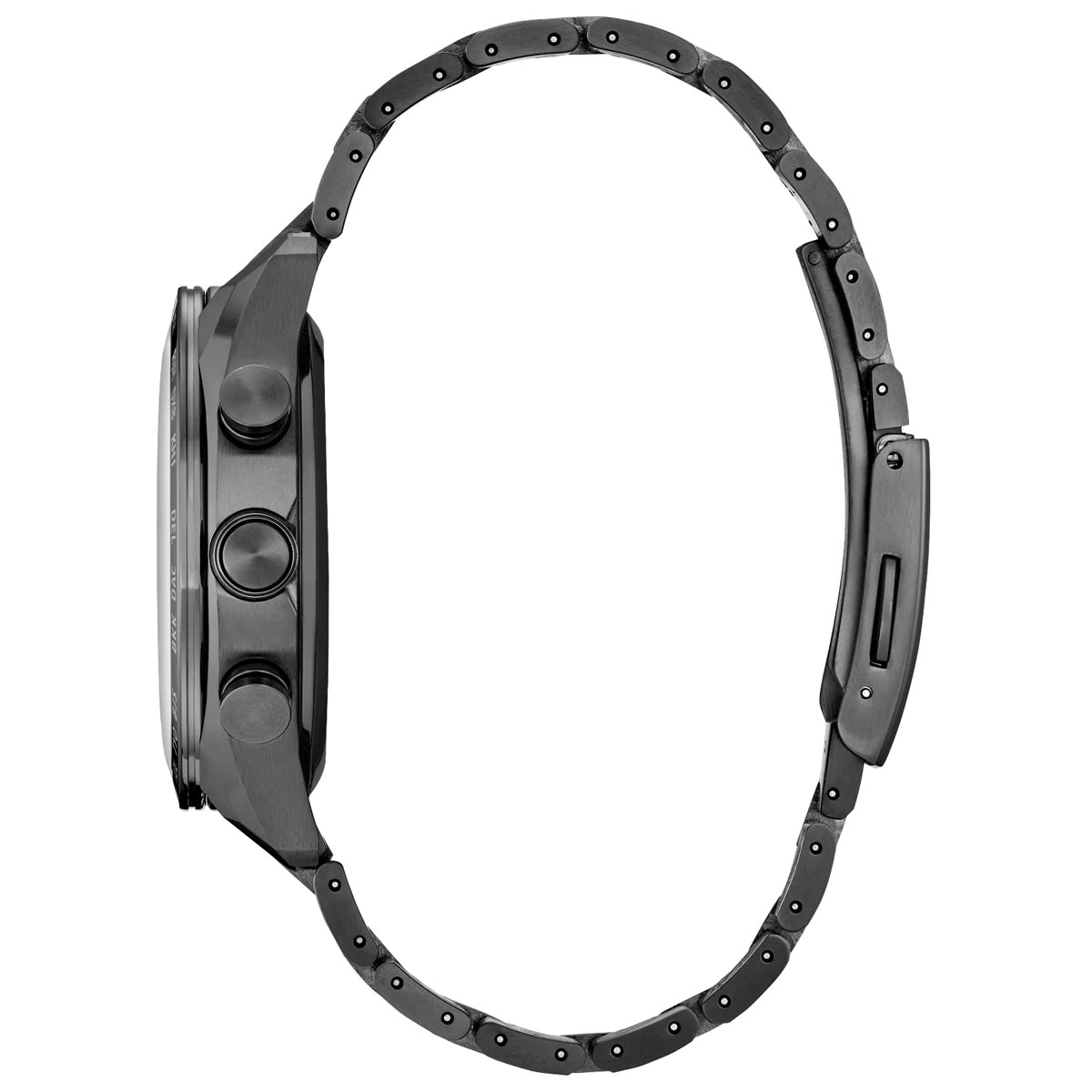Citizen Attesa Hakuto-R Mens Watch with Black Dial and Gray Super Titanium™ Bracelet (eco-drive movement)