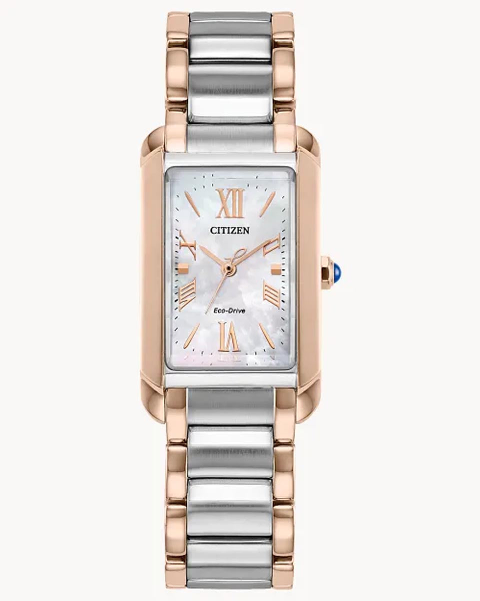 Citizen Bianca Watch with Mother of Pearl Dial and Two Toned