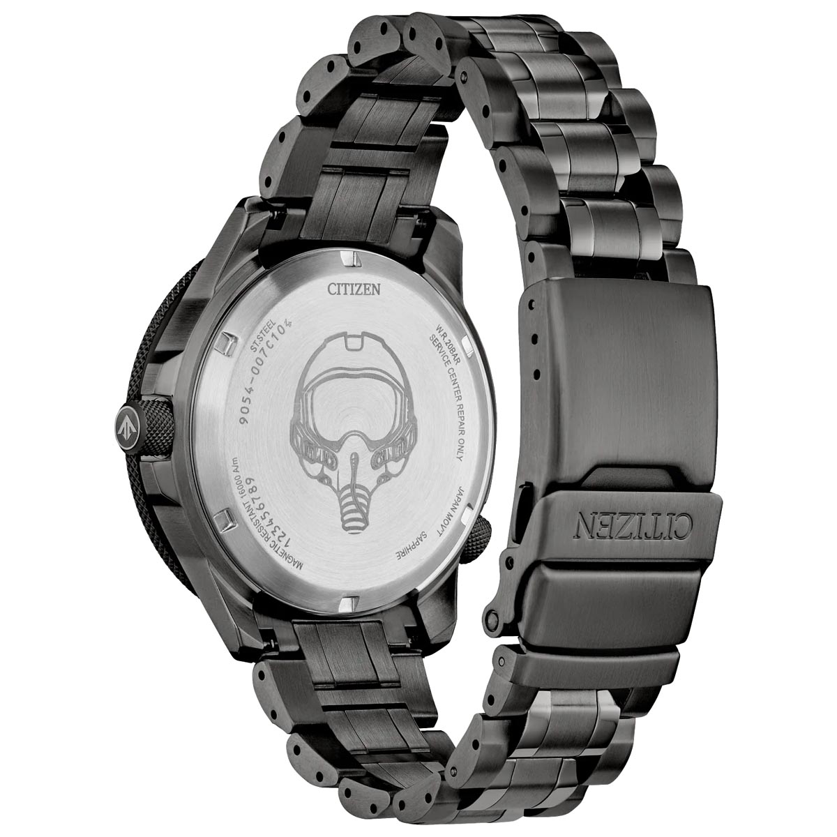 Citizen Promaster Air GMT Mens Watch with Gray Dial and Gray Ion Plated Stainless Steel Bracelet (automatic movement)