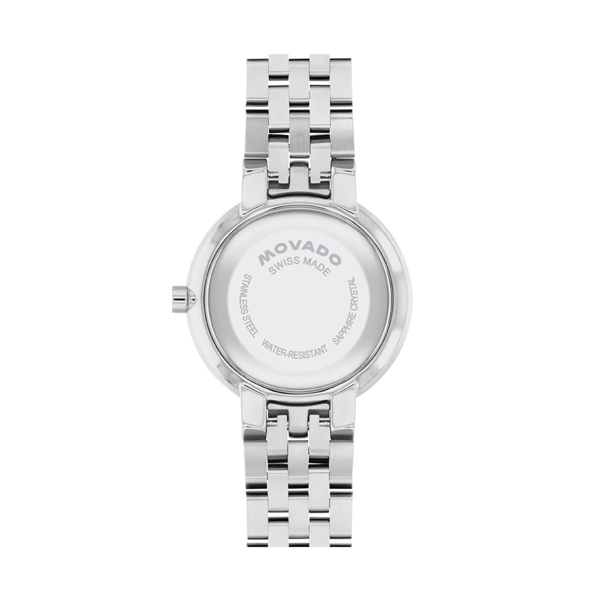Movado Museum Classic Womens Watch with White Dial and Stainless Steel Bracelet (Swiss quartz movement)