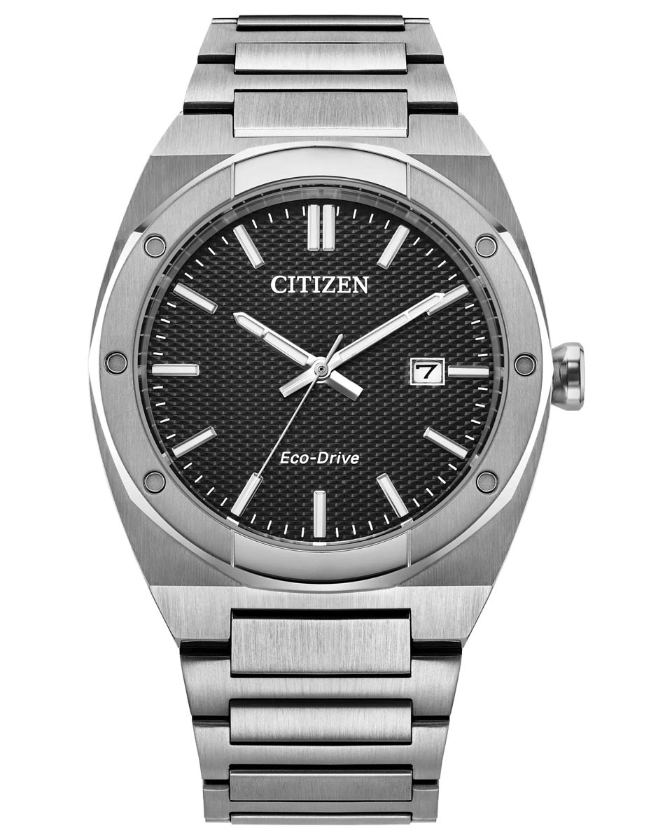 Citizen Sport Luxury Watch with Black Dial and Stainless Steel