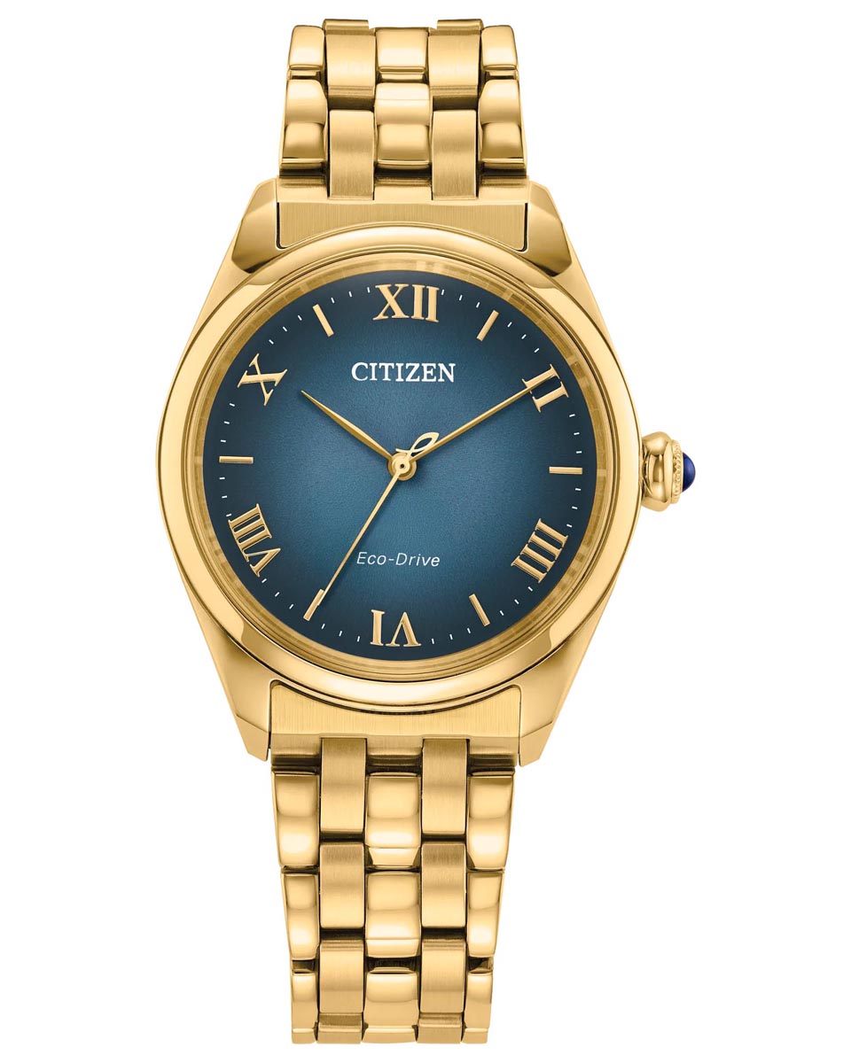 Citizen Classic Watch with Blue Dial and Gold Toned 
