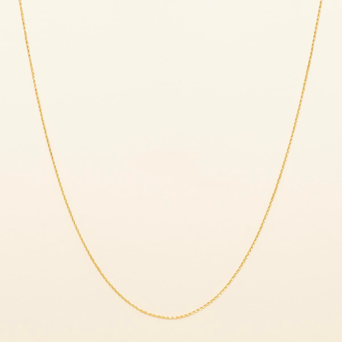 Parisian Wheat Chain in 14kt Yellow Gold (16 inches and 0.9mm wide)