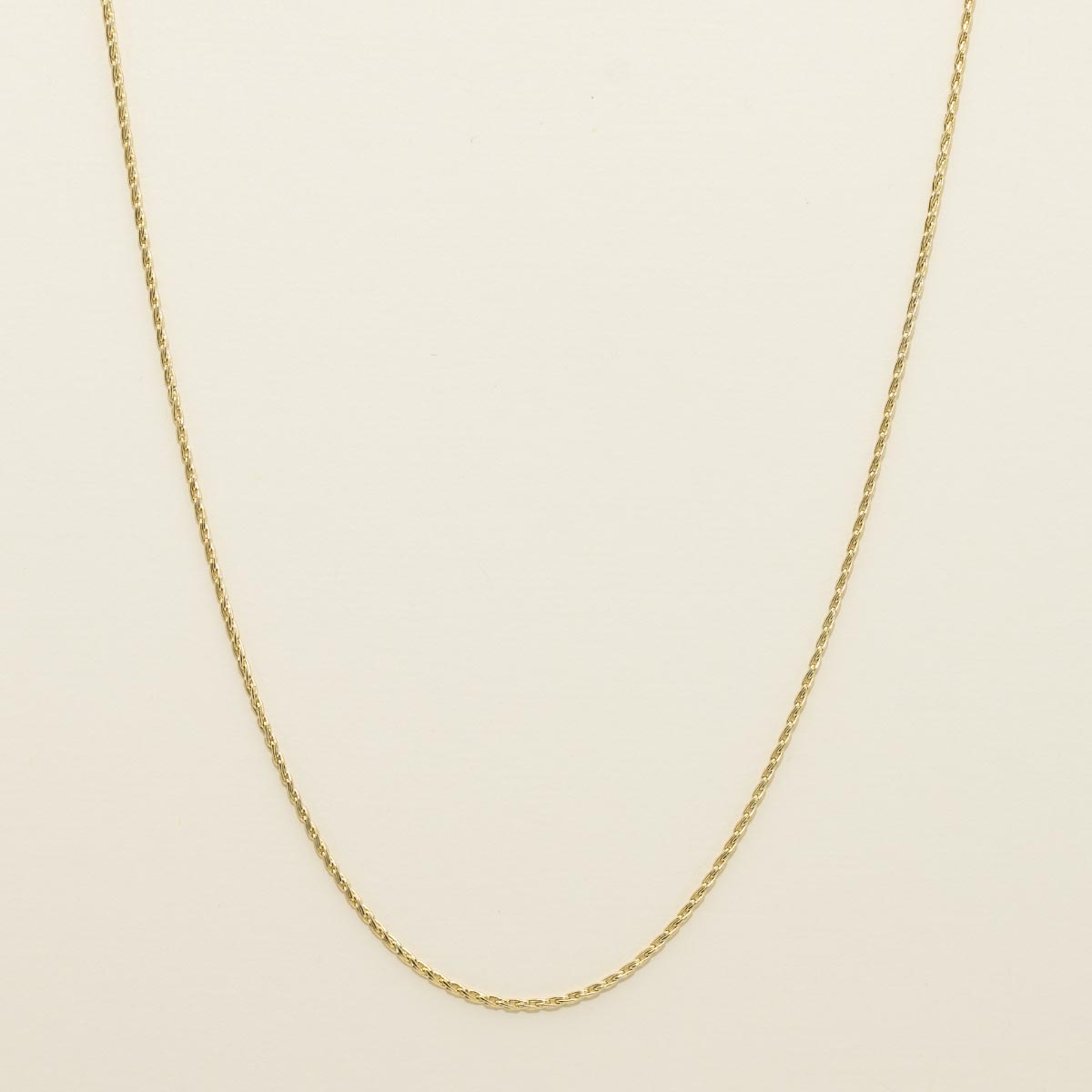 Parisian Wheat Chain in 14kt Yellow Gold (16 inches and 1.4mm wide)