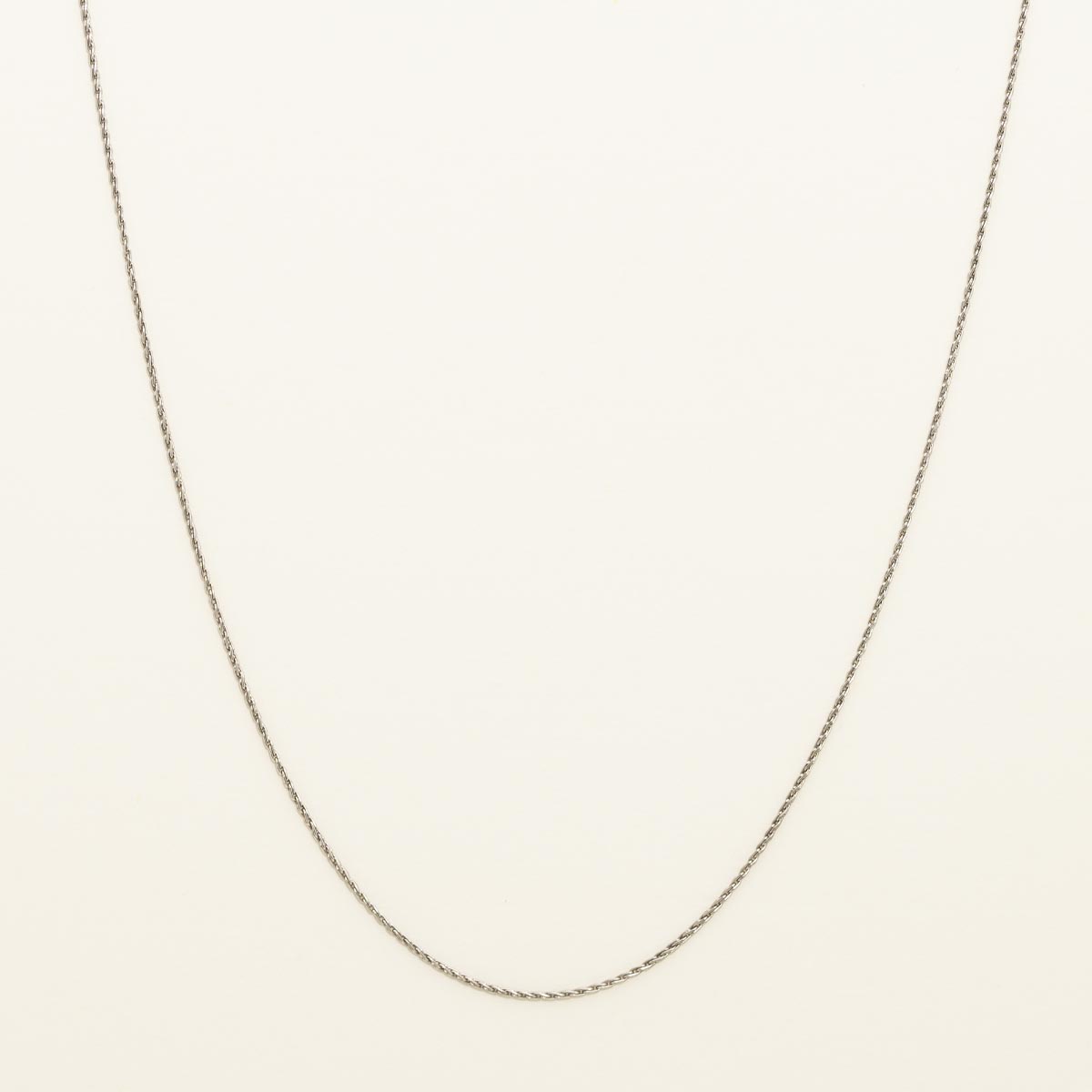 Parisian Wheat Chain in 14kt White Gold (16 inches and 0.9mm wide)