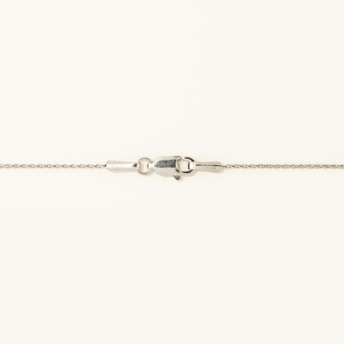 Parisian Wheat Chain in 14kt White Gold (16 inches and 0.9mm wide)