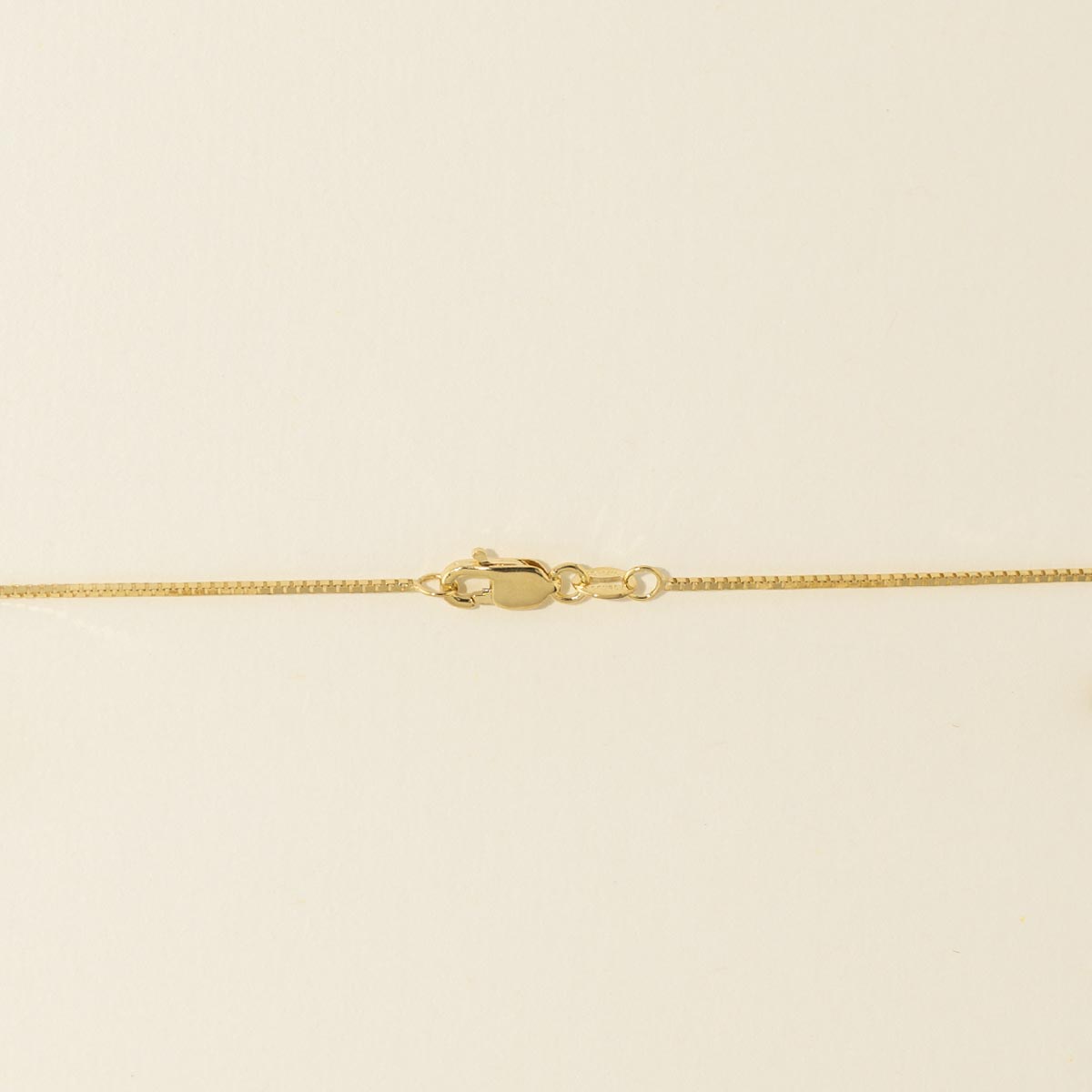 Box Chain in 14kt Yellow Gold (18 inches and .8mm wide)