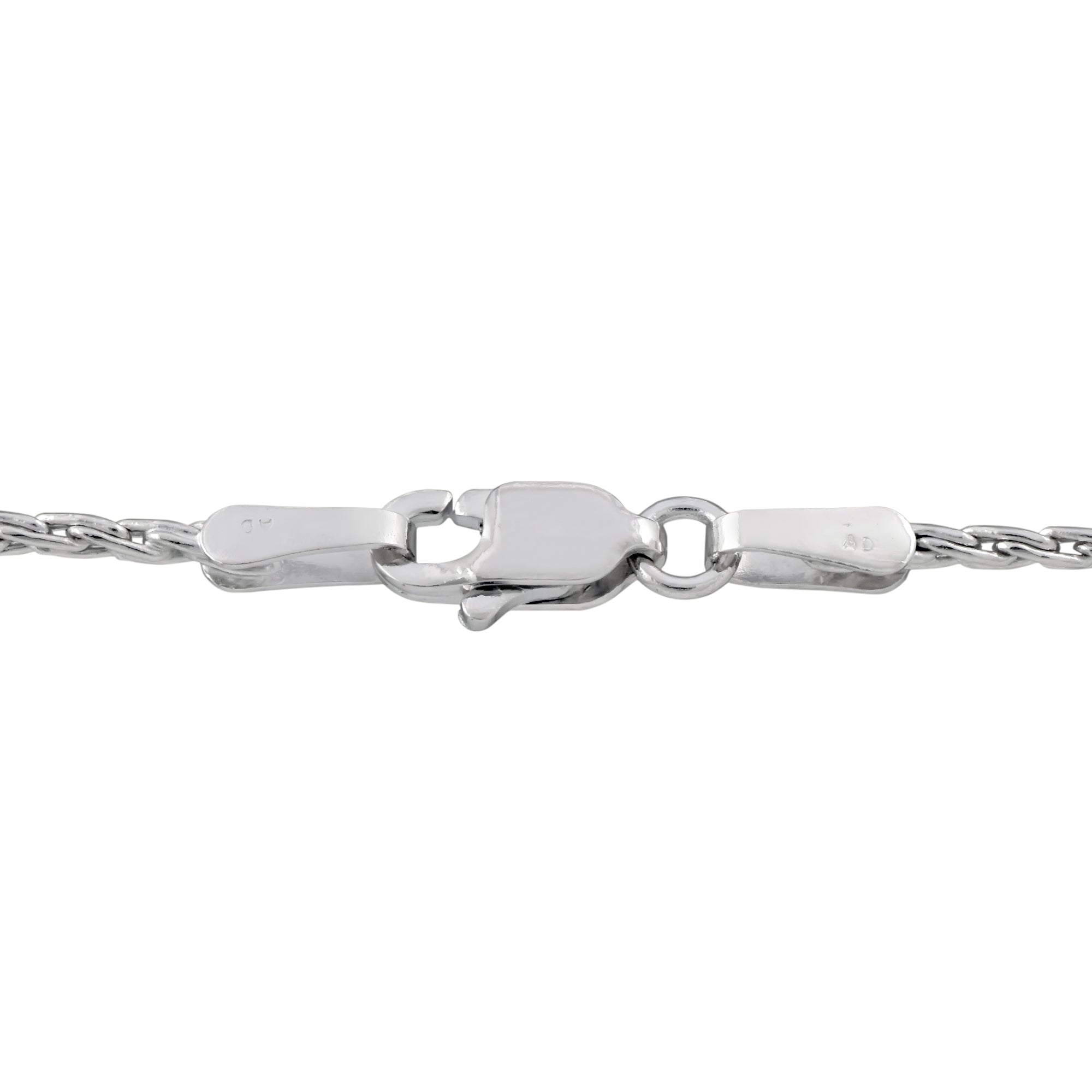 Parisian Wheat Chain in 14kt White Gold (18 inches and 1.4mm wide)