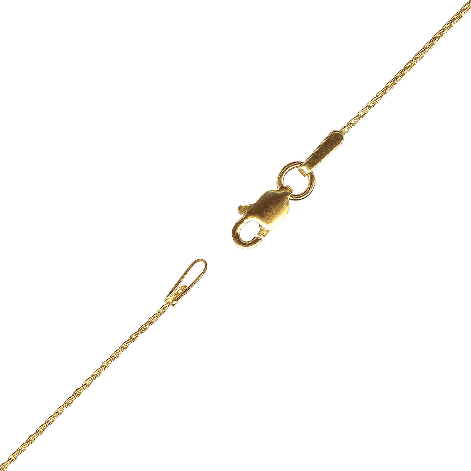 Parisian Wheat Chain in 14kt Yellow Gold (18 inches and 1.4mm wide)