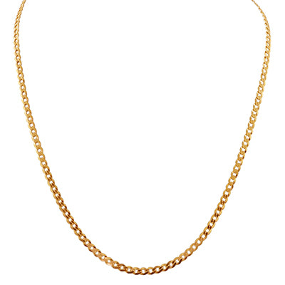 Curb Chain in 14kt Yellow Gold (20 inches x 3.7mm)